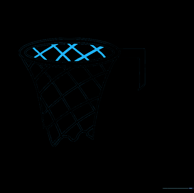 Adding interior diagonal lines to the net to create a three-dimensional appearance.