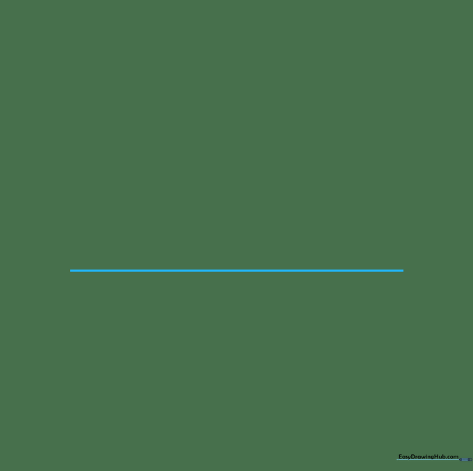 A single straight horizontal line drawn across the center of the page representing the horizon.