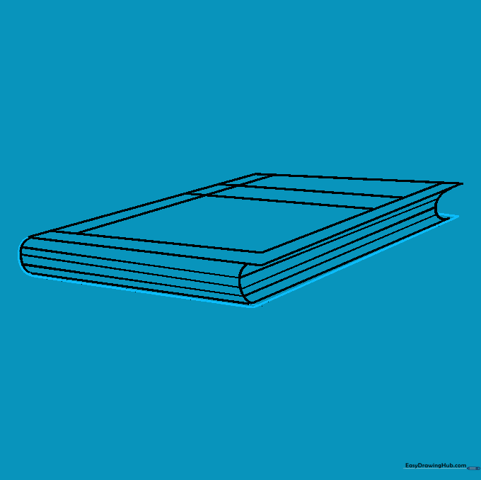Finalizing the book outline with a back cover detail.