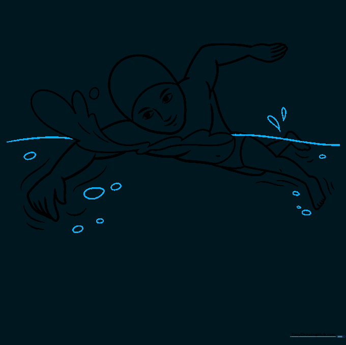 Adding bubbles and final details to the water splash