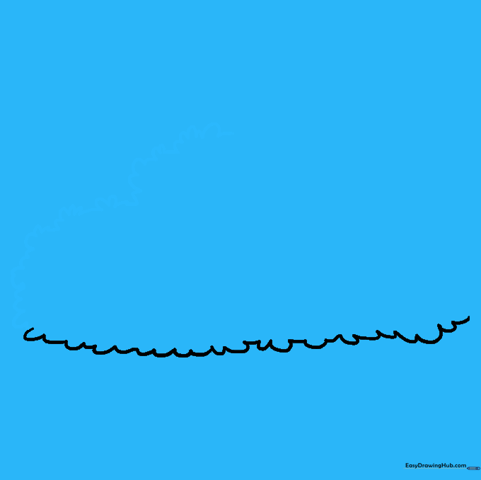 Adding larger and smaller U-shaped curves to build the volume of the bush.