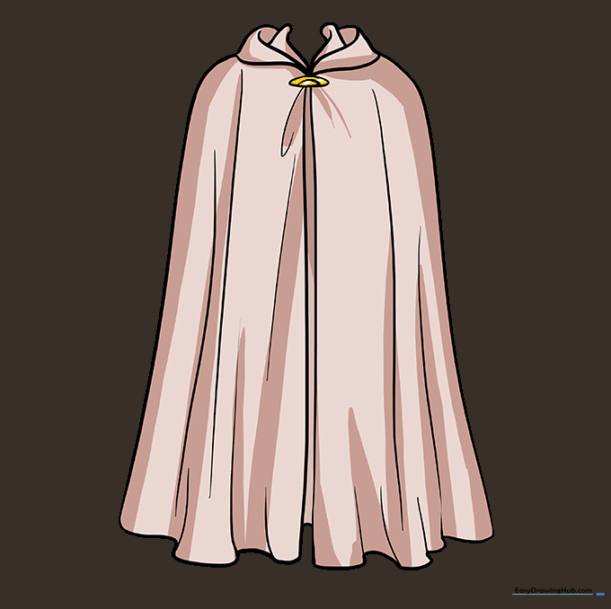 A fully colored, vibrant red superhero cape.