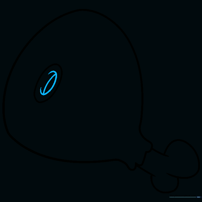 Adding a C-shape and cross-line to the bone knob for visual depth.