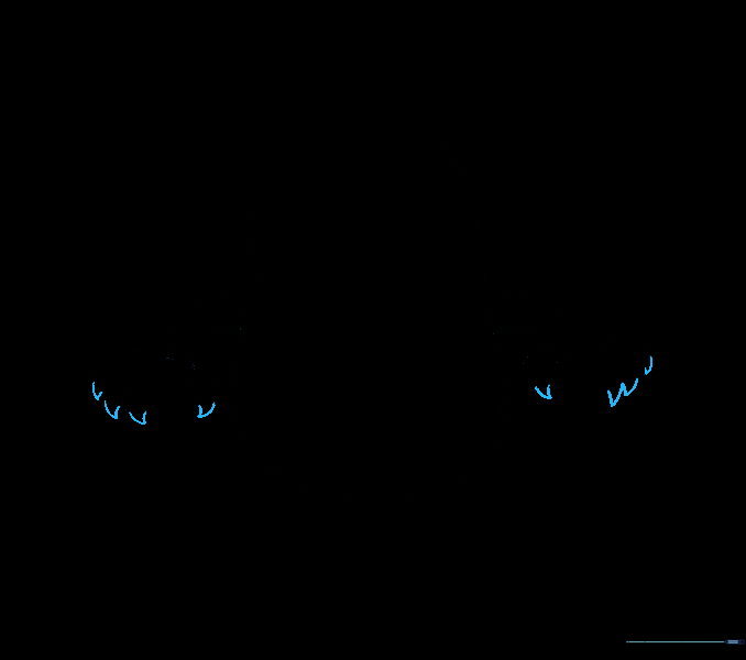 Small triangular claws added to the tips of the monster's fingers.
