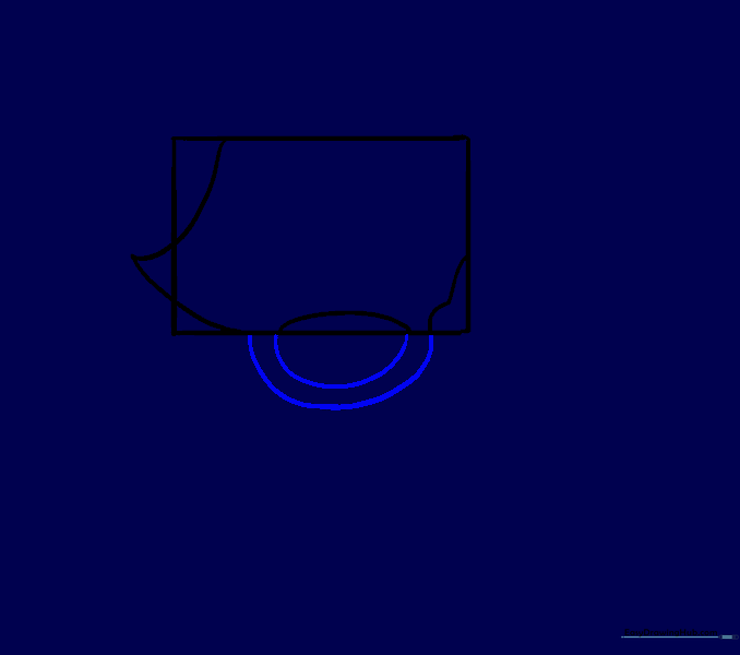 Connecting the lower section of the revolver with smooth, curved lines.
