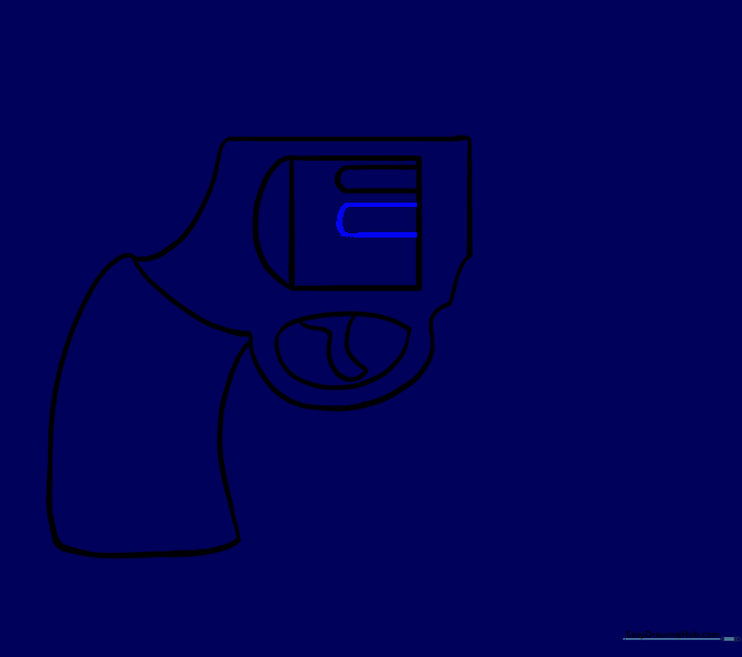 Extending the barrel length with additional parallel lines.