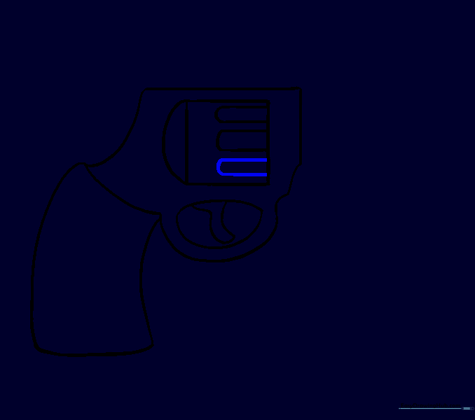 Completing the barrel extension with a third segment.
