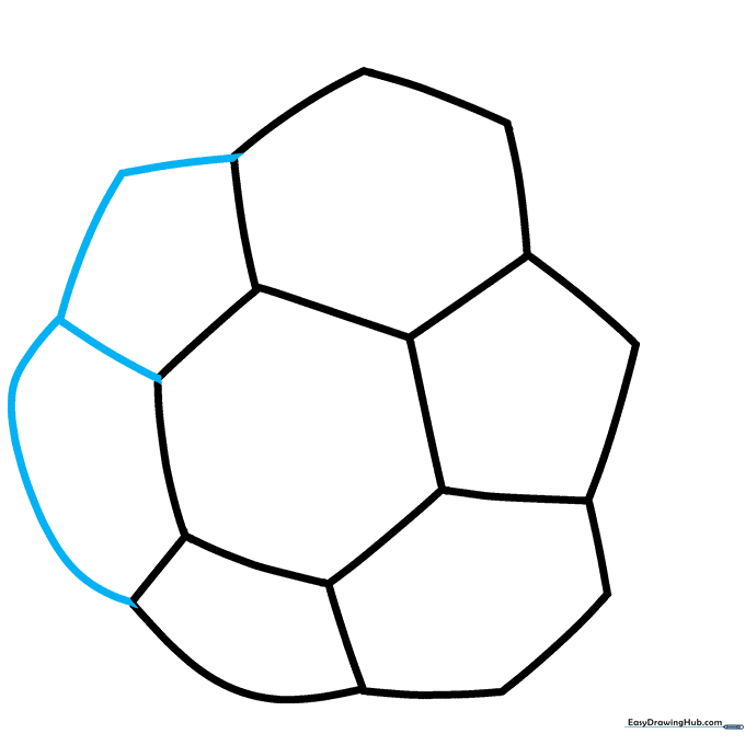Adding side shapes to create the illusion of a curved surface.