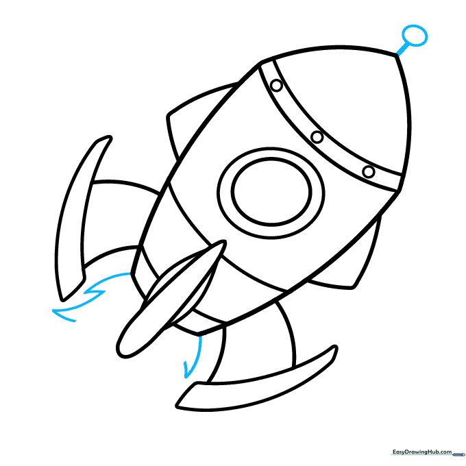 Adding a nose antenna and beginning the jagged flame shapes at the base.
