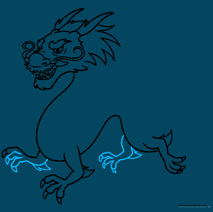 Refining the legs and adding detail to the claws and joints.