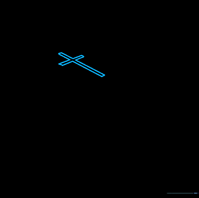 Adding a cross symbol to the center of the coffin lid.