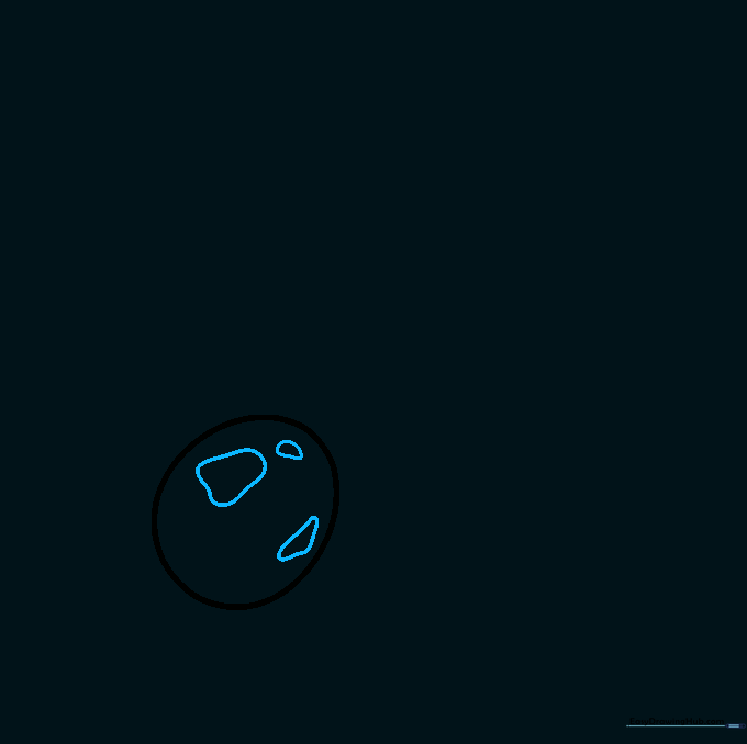 Adding small, irregular crater-like shapes to the interior of the comet nucleus.