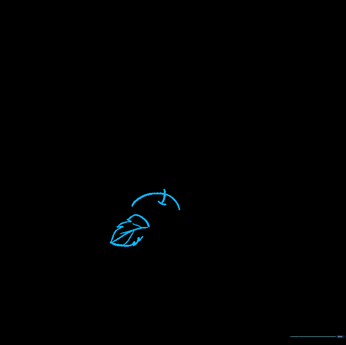 An apple added to the cornucopia to fill in empty space.