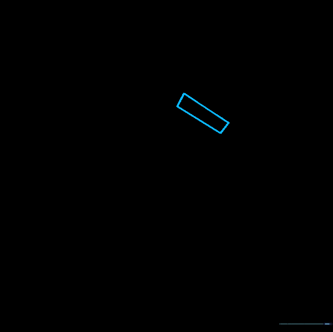 Adding a rectangle to the base of the handle to represent the crossguard.