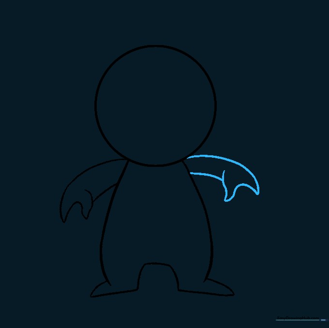 A second arm added to the opposite side of the torso to complete the upper body.