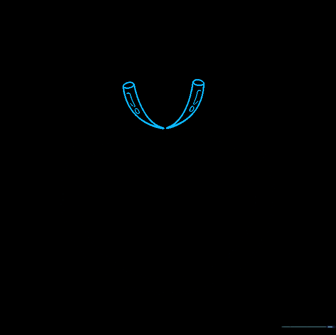 Detailed drawing of the metal prongs designed to hold a diamond.