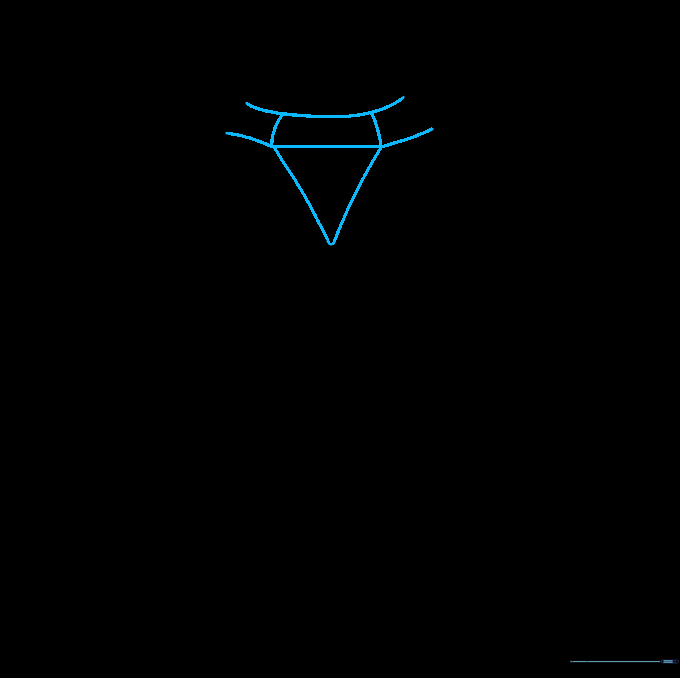 Adding internal facet lines to the diamond to show depth and light reflection.