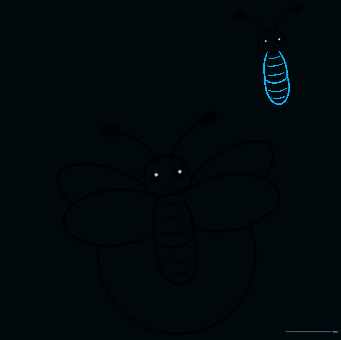 The body segments added to the second firefly's head.