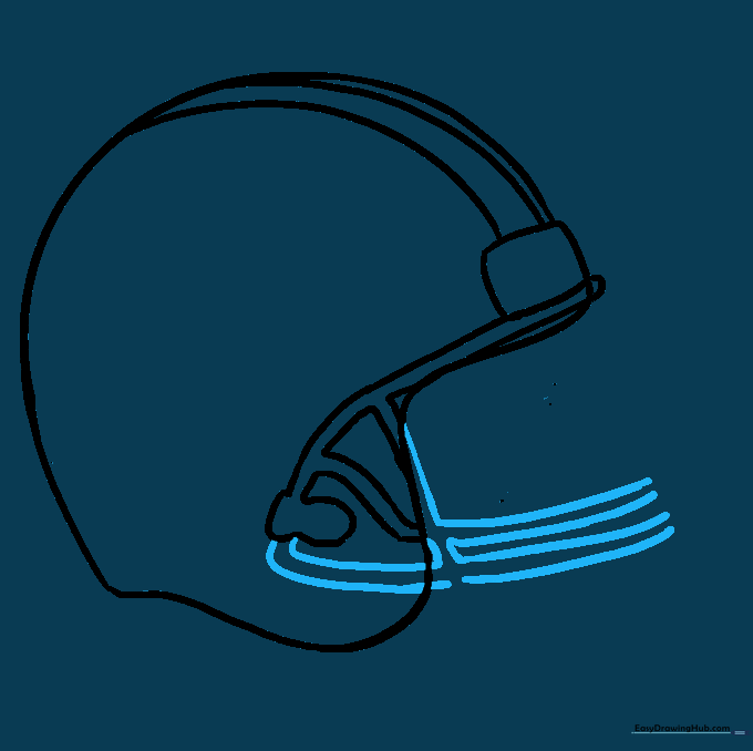 Adding more wire details to the face mask of the football helmet.