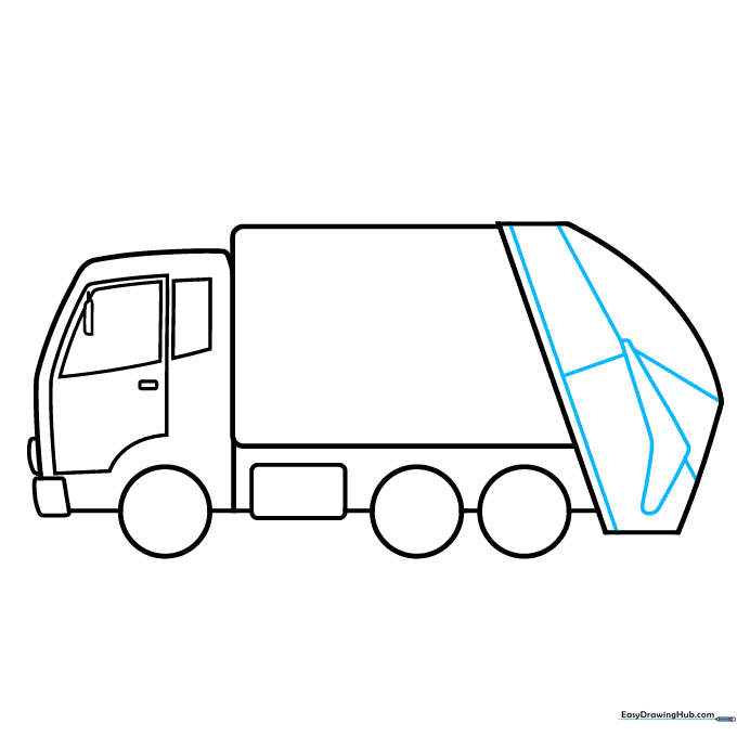 Adding the tailgate and lifting mechanism to the back of the truck.