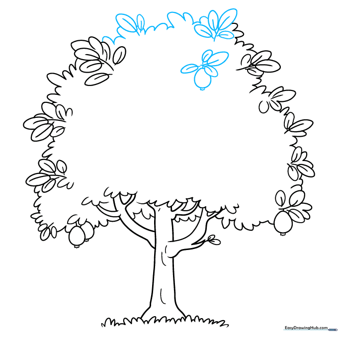 Adding a second guava fruit to the tree canopy.
