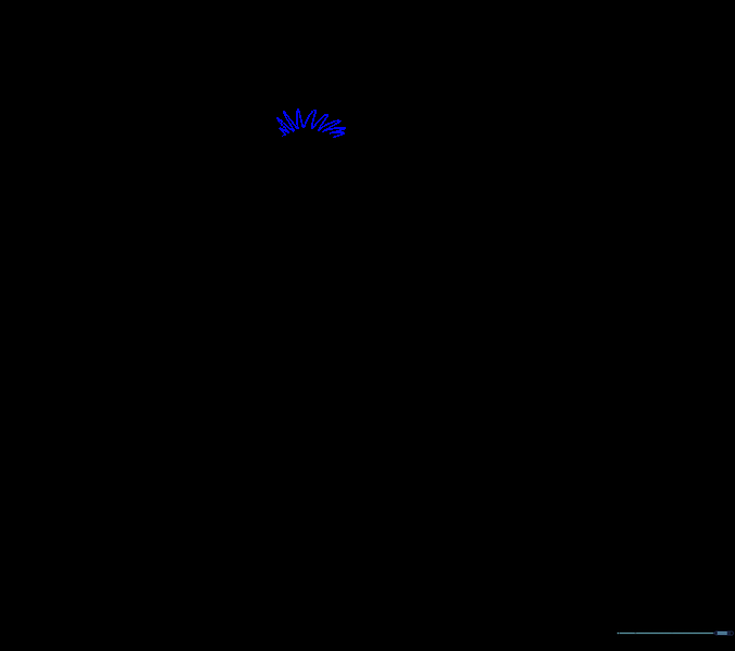 A tuft of fur drawn on top of the Hatchimal's head using zigzag lines.