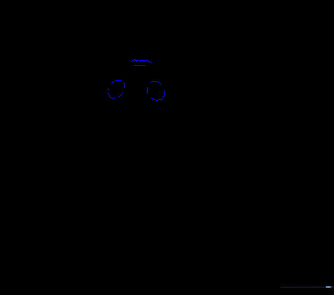 The head outline is replaced with furry, textured lines.