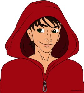 Colorful, finished drawing of a person wearing a hoodie, used as the main tutorial cover.