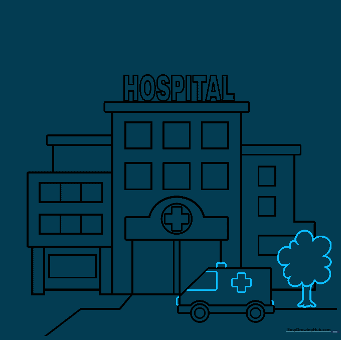 Adding windows, emergency lights, and a medical cross to the ambulance.