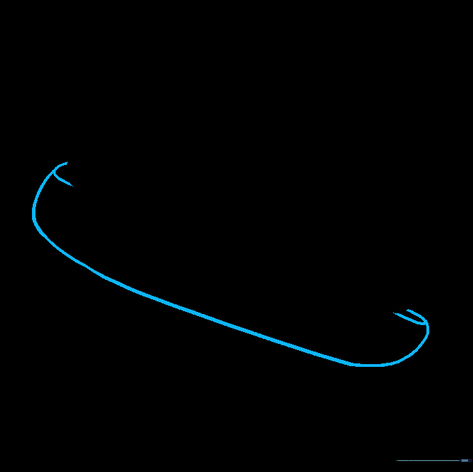 Adding the bottom half of the bun with short connecting lines at the ends.