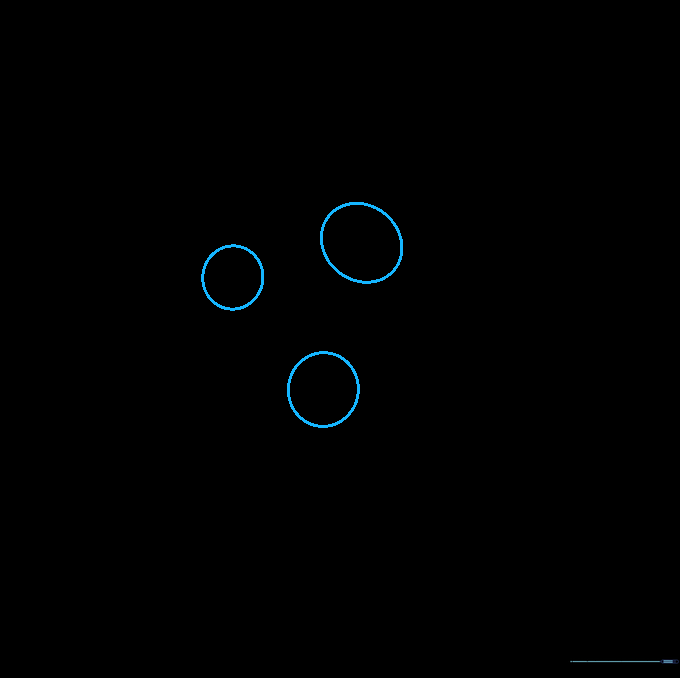Several small circles drawn on the ladybug's back to represent spots.
