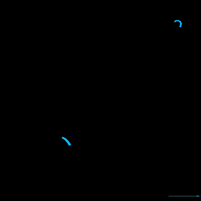 The lightsaber blade is now fully enclosed with curved lines at the top and bottom.