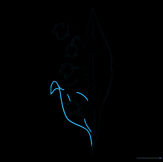 Adding a second, smaller leaf with a folded tip for added dimension.