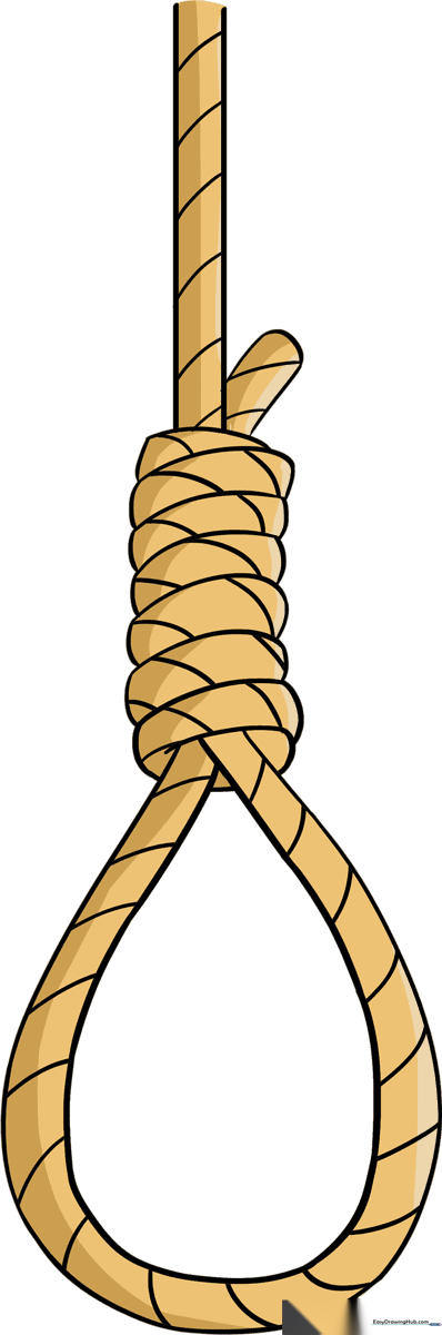 Completed rope knot illustration