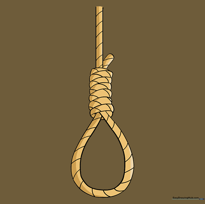 Final colored rope drawing