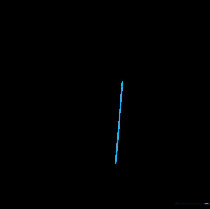 A diagonal line added to the near wing to represent a paper crease.