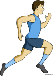 A vibrant, finished illustration of a cartoon character running, used as the featured image for the tutorial.
