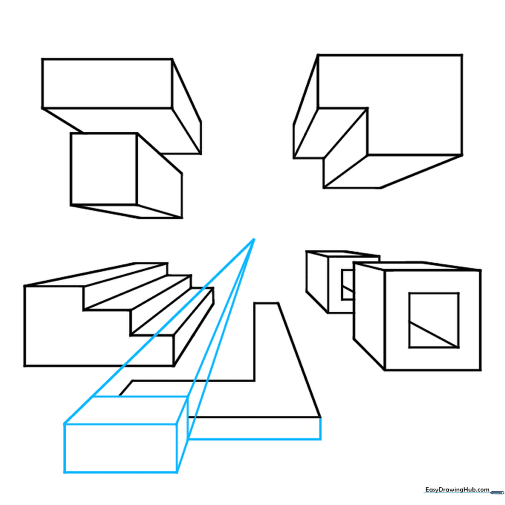 Finalizing the outlines and erasing construction lines.