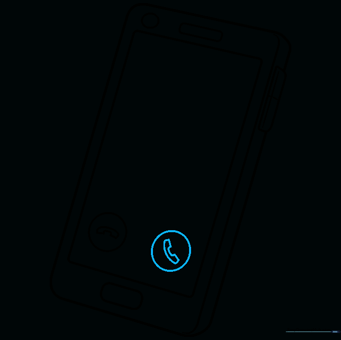 Adding a second circular icon to the opposite corner of the phone screen.