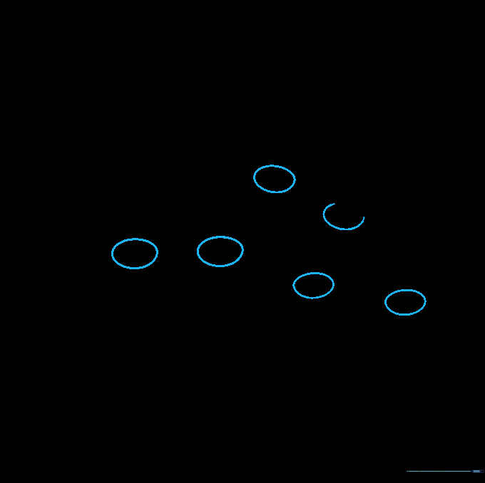 Adding circles to the pizza slice to represent pepperoni toppings.