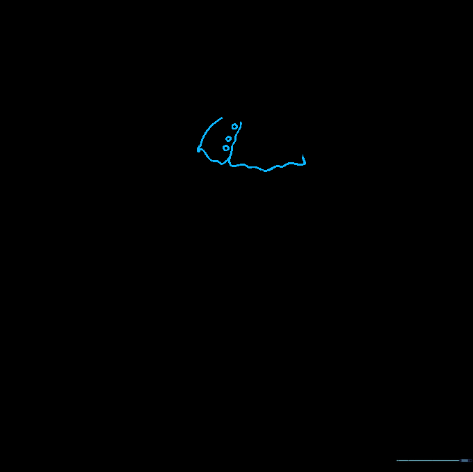 The torso of the robe with button details added.