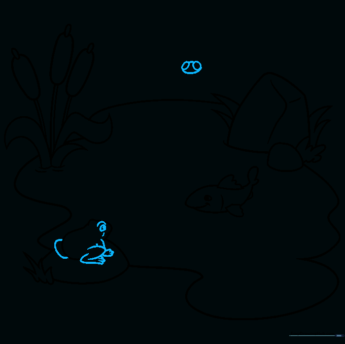 Adding legs to the frog and the head of a dragonfly.