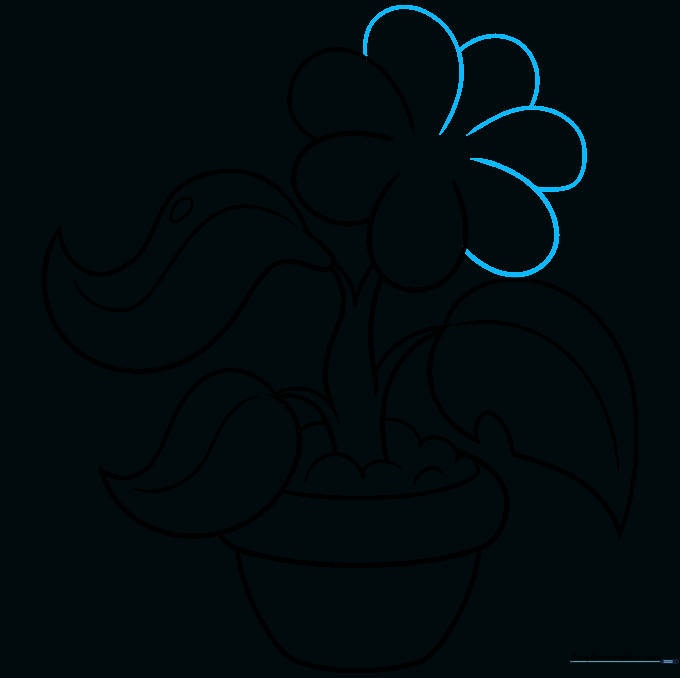 Adding more overlapping petals to complete the flower bloom.