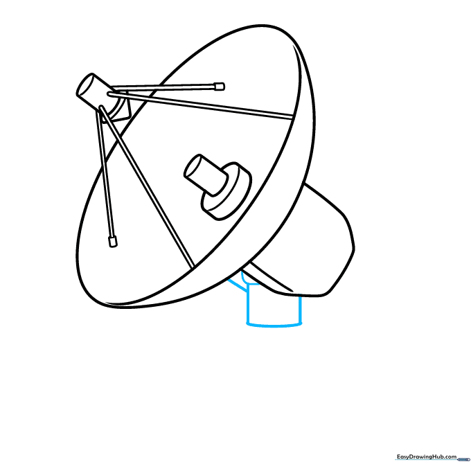 Adding the mechanical mounting hardware to the base of the antenna.