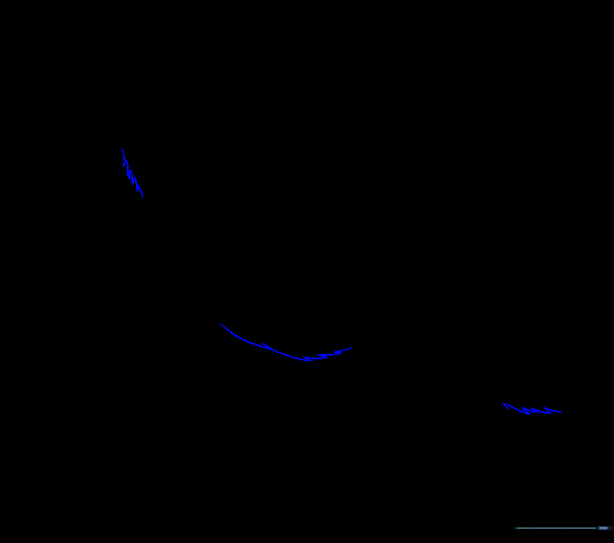 Jagged lines added to the neck and tail to simulate the texture of feathers.