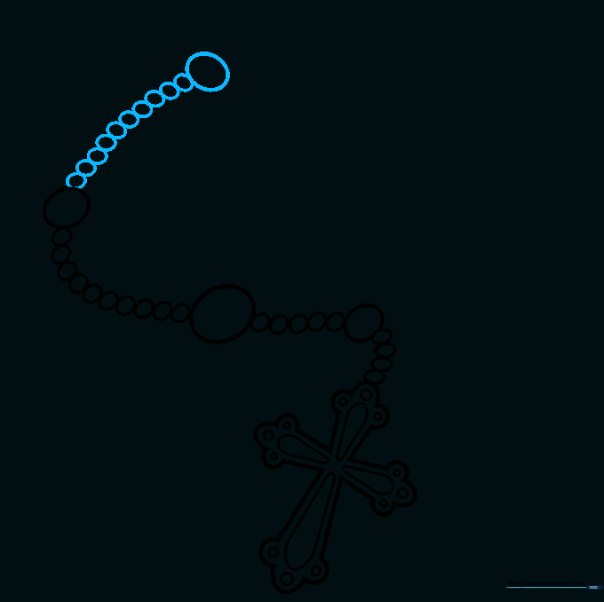 Expanding the rosary loop with additional bead segments.