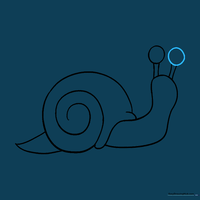 Both eye stalks now have circles at the top.