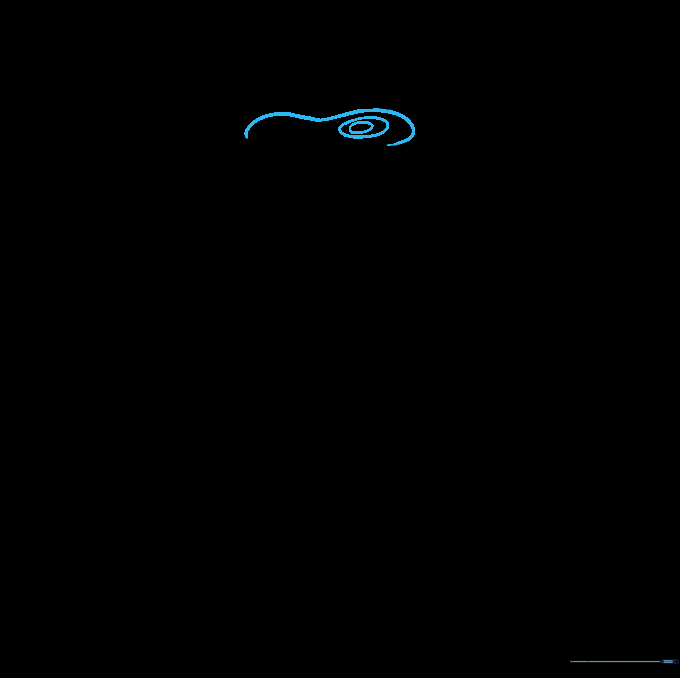 A pencil sketch showing the detailed pop-top tab on the lid of the soda can.