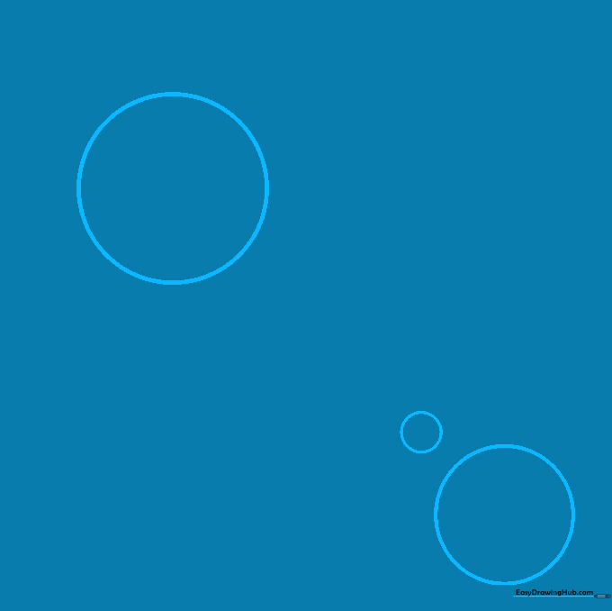 Three circles representing the Sun, Moon, and Earth aligned on a white background.