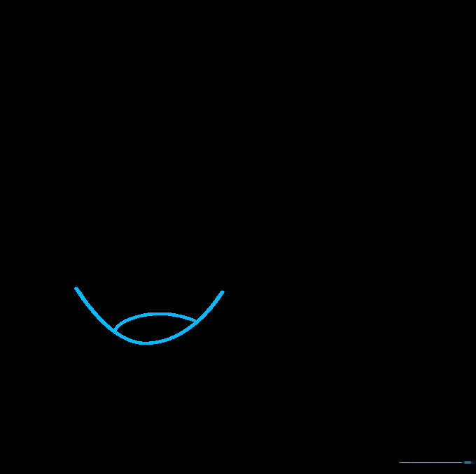Completing the open mouth with a tongue detail.